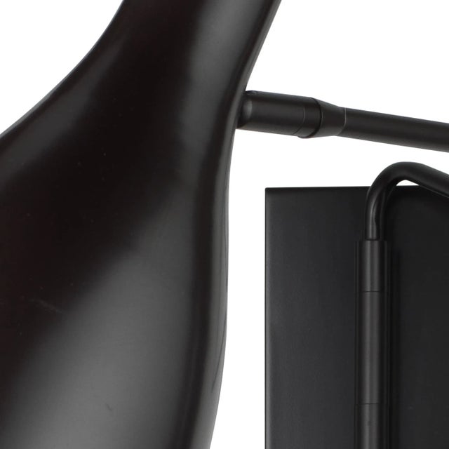 Jamie Young Jamie Young Lenz Swing Arm Wall Sconce in Oil Rubbed Bronze For Sale - Image 4 of 8