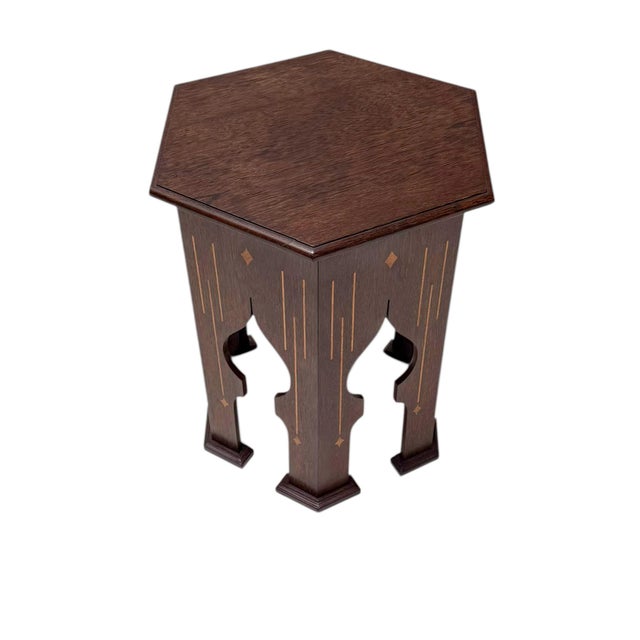 Arts and Crafts Side Table in Wenge, 1900s For Sale - Image 10 of 10