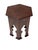 Arts and Crafts Side Table in Wenge, 1900s For Sale - Image 10 of 10