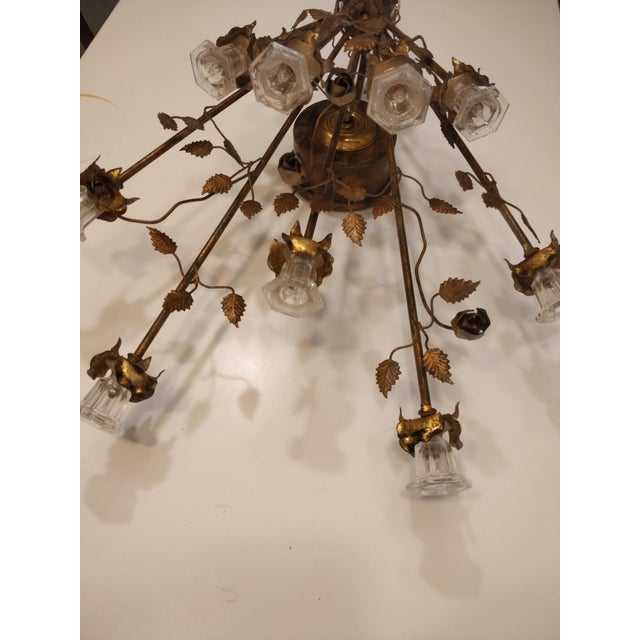 Murano Glass 9-Light Wall Lamp from Banci, 1970s For Sale - Image 10 of 14