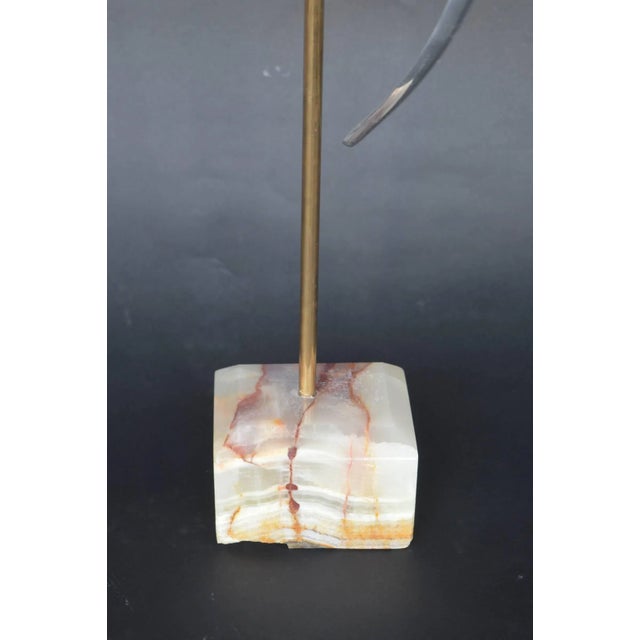 Figurative Metal Sculpture of Two Parrots For Sale - Image 3 of 5