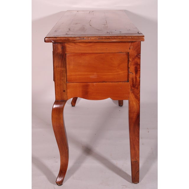 Louis XV Provincial Style Fruit Wood Sofa Table For Sale - Image 4 of 12