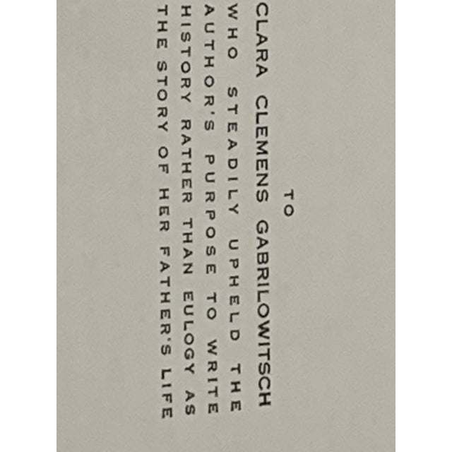 Red Set of 3, Mark Twain a Biography 1st Edition For Sale - Image 8 of 11