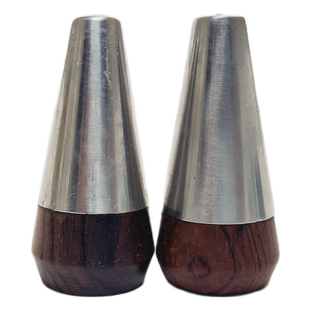 Postmodern Salt and Pepper Holder from A&B, Denmark, 1950s, Set of 2 For Sale