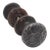 Antique Arts & Crafts Hammered Bronze Passage Door Knob Set For Sale
