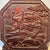 Vintage Chinese Blood Sandalwood Carved "Crane & Pine" Table Screen For Sale - Image 4 of 9