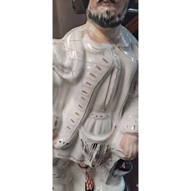 English Porcelain Figure Titled "The Lion Slayer" For Sale - Image 10 of 12