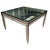 1970s Stunning Hollywood Regency Style Cocktail Table That Combines Architectural Geometric Symmetry With Sleek Mid-Century Flair. For Sale - Image 9 of 9