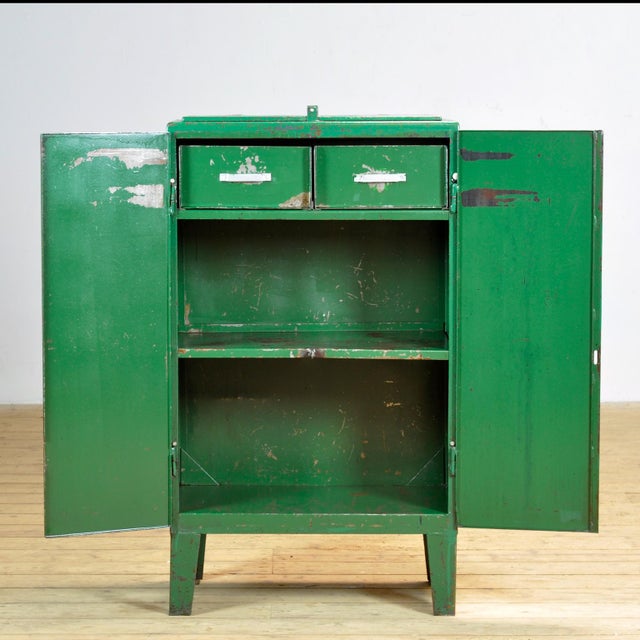 Industrial Iron Cabinet, 1970s For Sale - Image 4 of 16