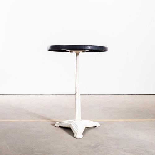 Plastic Vintage French Bistro Café Table with Bakelite Top, 1930s For Sale - Image 7 of 7