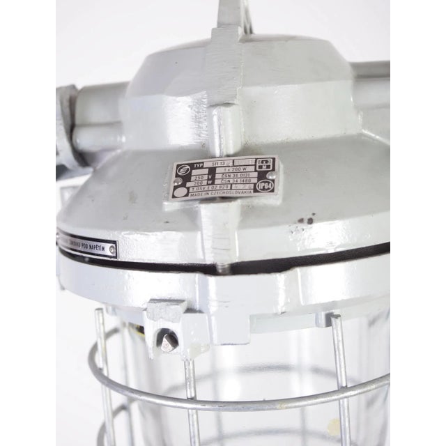 1970s Vintage Industrial Ceiling Lamp For Sale - Image 5 of 9