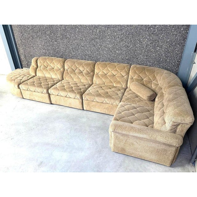Vintage Modular Sofa by Laauser, 1970s, Set of 7 For Sale - Image 9 of 11