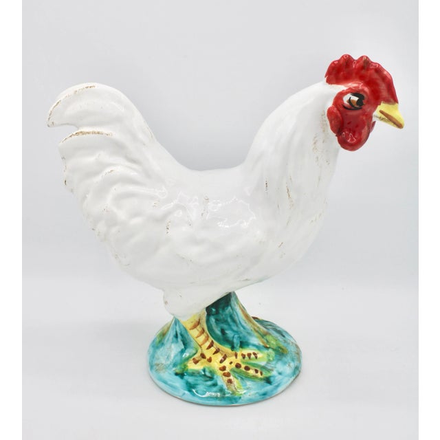 Vintage Italian Ceramic Chicken For Sale - Image 10 of 10