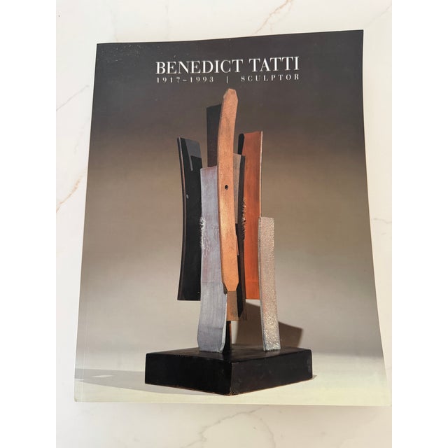 Mid-Century Modern Abstract Steel Sculpture “Cellist) by Benedict Tatti (1917–1993) For Sale - Image 4 of 6