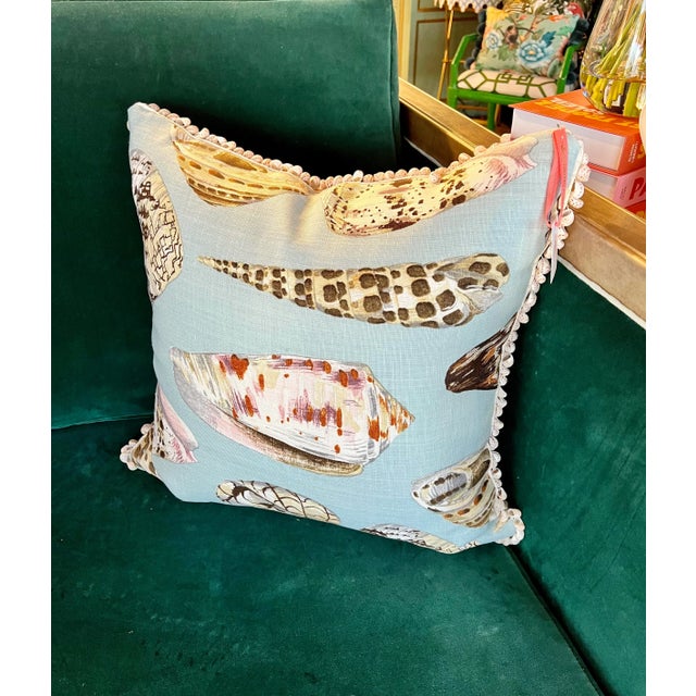 2020s Coastal Seashell Pillow Scalamandre - Palm Beach For Sale - Image 5 of 6