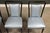 Mid 20th Century Mid 20th Century Melchiorre Bega Blue Dining Chairs - Set of 4 For Sale - Image 5 of 10