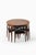Hans Olsen Dining Table and Chairs in Teak and Leather attributed to Hans Olsen for Frem Røjle, 1960s, Set of 5 For Sale - Image 4 of 9