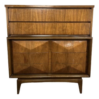United Diamond Front Tall Dresser For Sale