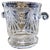 French Art Deco Hand Blown Cut Crystal Ice Bucket / Wine Cooler, 1920s For Sale