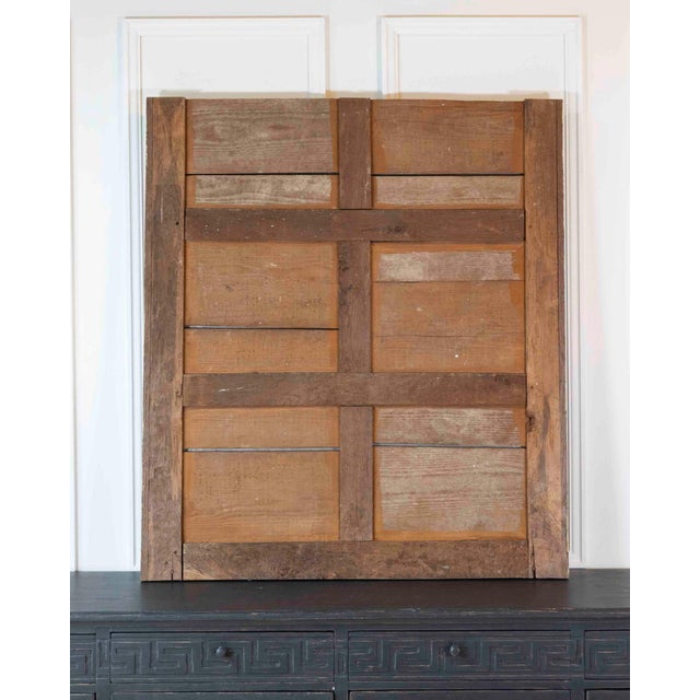 Wood French 18th Century Louis XVI Wood Panel Mirror For Sale - Image 7 of 7