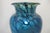 Tim Chilina Hand Blown Molten Blue Green Swirl Studio Art Glass Vase 15" For Sale In Portland, OR - Image 6 of 7