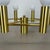 Italian Space Age Brass Ceiling Sconce in the style of Stilnovo, Italy, 1970s For Sale - Image 13 of 18