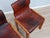 Curved Wood & Leather Chairs from Afra & Tobia Scarpa, 1970s, Set of 4 For Sale - Image 18 of 18