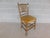 Antique Gold Painted Faux Bamboo Music Box Seat Accent Chair For Sale - Image 12 of 12