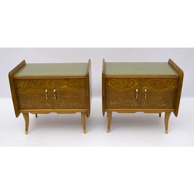 Art Deco Tables in White Burl Ash, Italy, 1920s, Set of 2 For Sale - Image 12 of 12