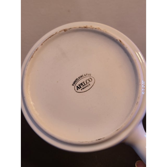 1990s White Porcelain Escargot Baking Dish France For Sale - Image 10 of 11