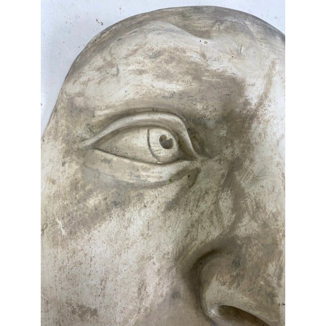 Mid Century Vintage Plaster Figural Wall Sculpture For Sale In Philadelphia - Image 6 of 9