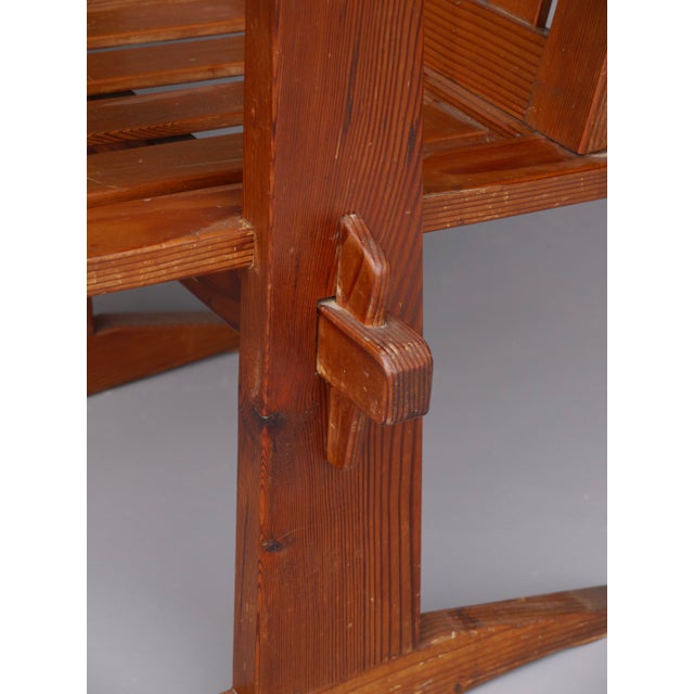 Oregon Pine Armchairs, 1930s, Set of 4 For Sale - Image 12 of 18