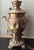 Antique Large Middle Eastern Brass Samovar Lamp – Marked, Functional This striking antique brass samovar has been...
