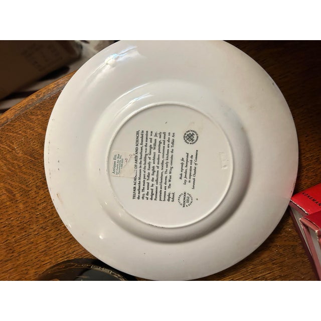 1950s Wedgwood Etruria Plates Savannah, G. A. Collection for Levy Jewelers - Set of 4 For Sale - Image 11 of 12
