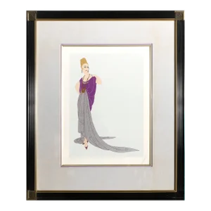 At The Ball, Erté Screen Print