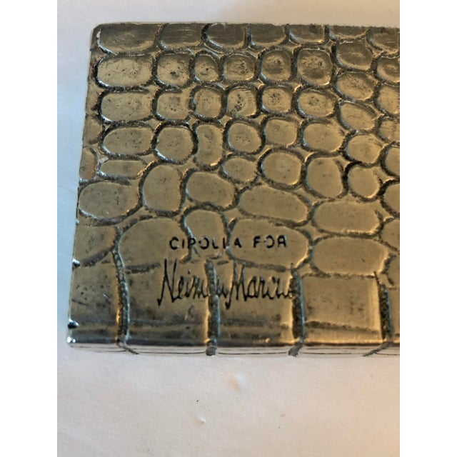 Mid-Century Modern Mid 20th Century Neiman Marcus Starfish and Shells Pewter Lidded Box For Sale - Image 3 of 7