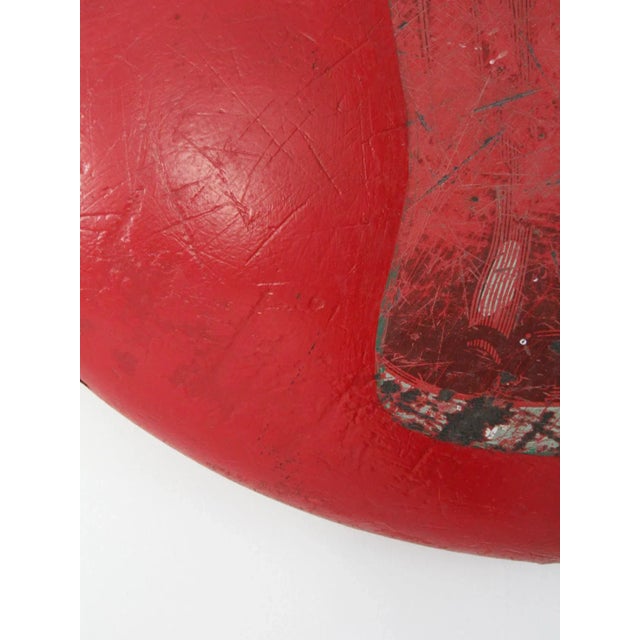 Vintage Coca-Cola Button Sign For Sale - Image 6 of 9