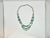 1970s Vintage Southwestern Mexican Boho Chic Double Strand Sterling, Turquoise & Jade Necklace For Sale - Image 17 of 18