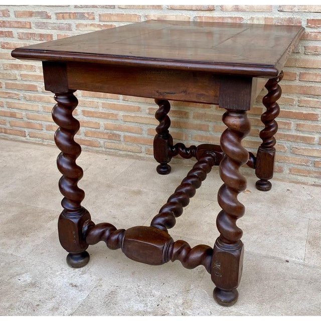 Antique French Walnut Worktable For Sale - Image 11 of 15