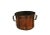 18th century French Louis XV firewood basket holder. The log holder is made of polished copper with 2 copper handles on...