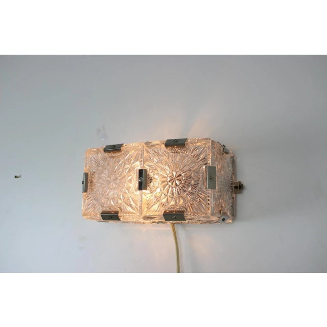 Mid-Century Wall Lamp from Kamenický Šenov, 1970s For Sale - Image 6 of 14