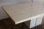 1980s Mid-Century Italian Postmodern Beige Travertine Dining Table by Stone International For Sale - Image 11 of 18