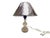 Glass Art Deco Alabaster Bedside Lamp, Belgium, 1950s For Sale - Image 7 of 9