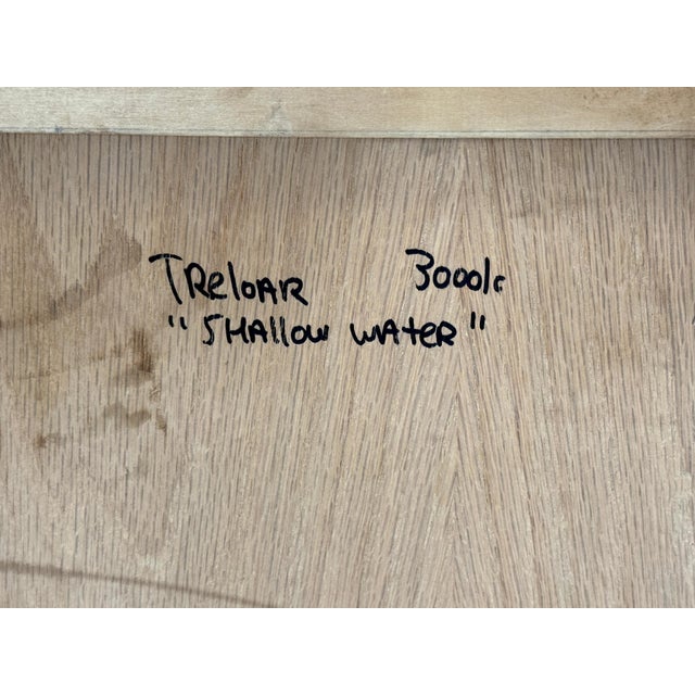 Treloar, Shallow Water, Verdigris-Patinated Copper Panel, No. 3000/c, 36" x 44" For Sale - Image 4 of 18