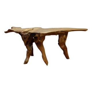Early 20th Century Natural Sculptural Root Table For Sale