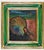 Sirio Pellegrini, Peacock, 1967, Oil Painting on Board For Sale