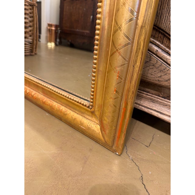 Gold 19th Century Louis Philippe Mirror For Sale - Image 8 of 10