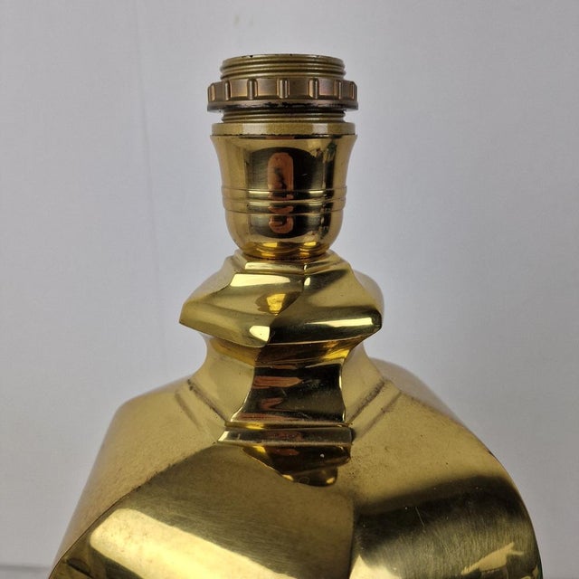 Sculptural Brass Table Lamp, 1960s For Sale - Image 13 of 15