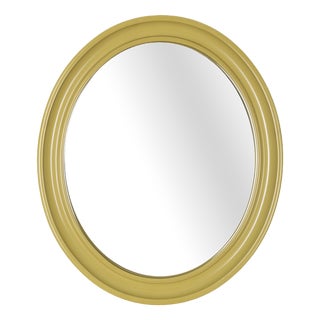 Vintage Green Plastic Wall Mirror from Carrara Matta, 1970s For Sale