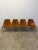 Metal Gordon Guillaumier Leather Sling Lyo Dining Chairs for Frag, Italy - Set of Four For Sale - Image 7 of 17